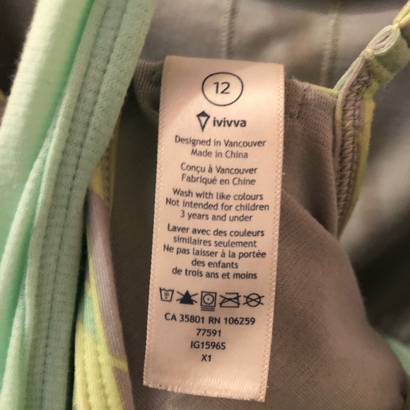 Ivivva Mint Green & Multicolour Double Dutch Tank - Picture 6 of 6